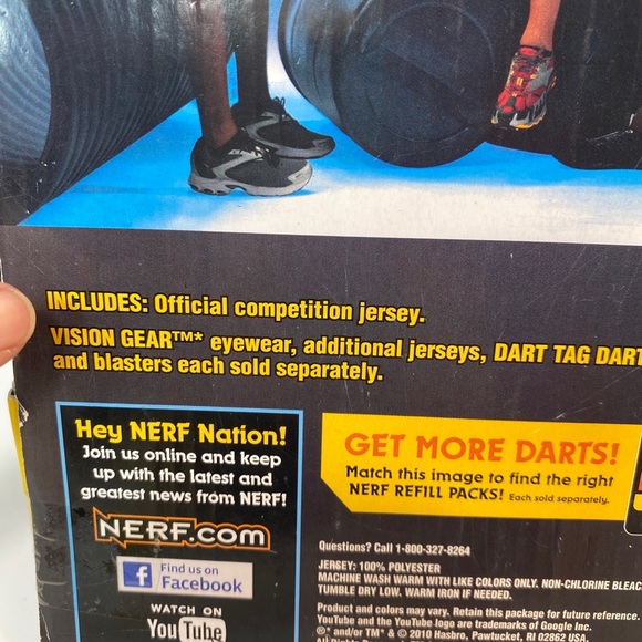 Nerf Dart Tag Official Competition Jersey Size Small New - Picture 11 of 12